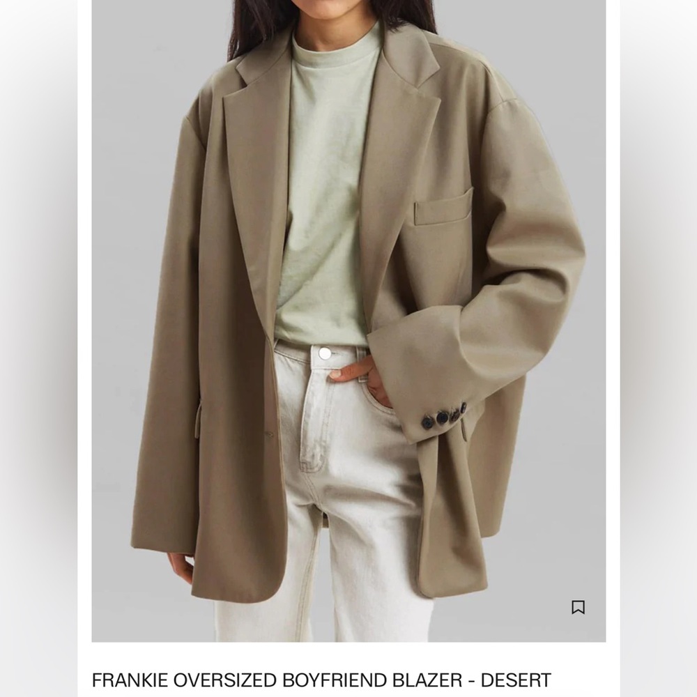 Frankie Shop | Boyfriend Blazer | Desert Taupe | One Size | Brand NWT